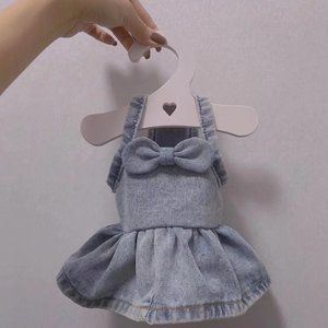 Handmade Pet Clothes, Personalized Denim Clothes